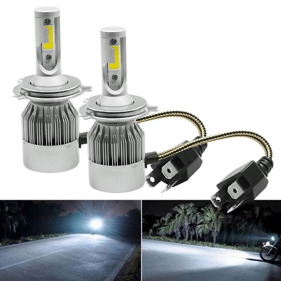 

LED лампы для авто С6-H4 Turbo LED фары скл, Белый