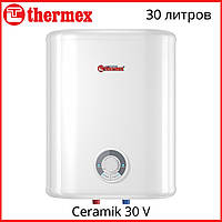 Бойлер Thermex Ceramik 30 V водонагреватель электрический плоский Термекс 30 литров