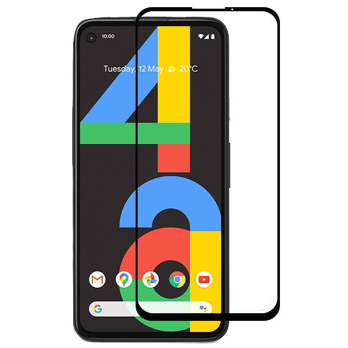 

Защитное стекло LUX для Google Pixel 4a Full Сover черный 0,3 мм в упаковке