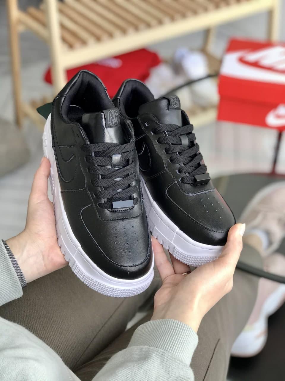 

Женские кроссовки Nike Air Force Pixel Black, женские кроссовки Nike Air Force Черные, Черный