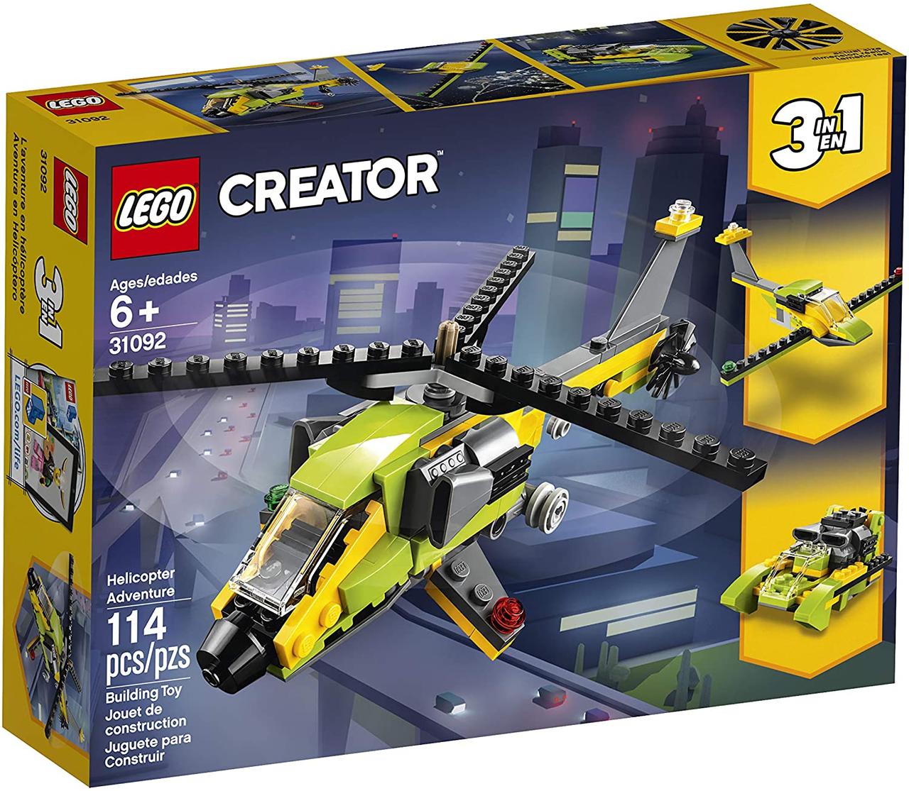 Конструктор LEGO Creator 31092 Пригоди на вертольоті.