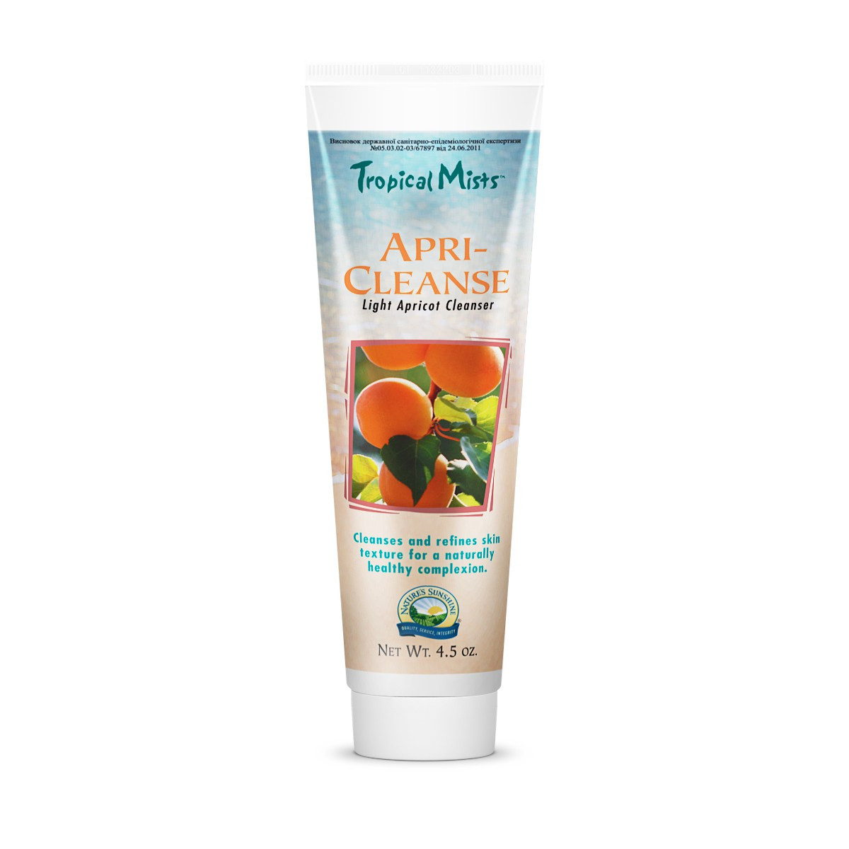 Скраб абрикосовый «Апри-клинс» для лица и тела, Api-Cleanse Light Apricot Cleanser, 135 мг, США
