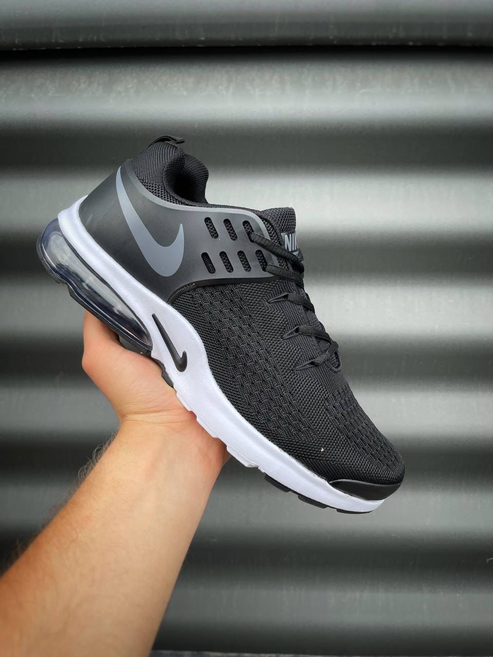 Мужские кроссовки Nike Air Presto Черные Текстильные