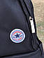 Спортивний рюкзак Converse all star (чорний) крутий водонепроникний 124, фото 4