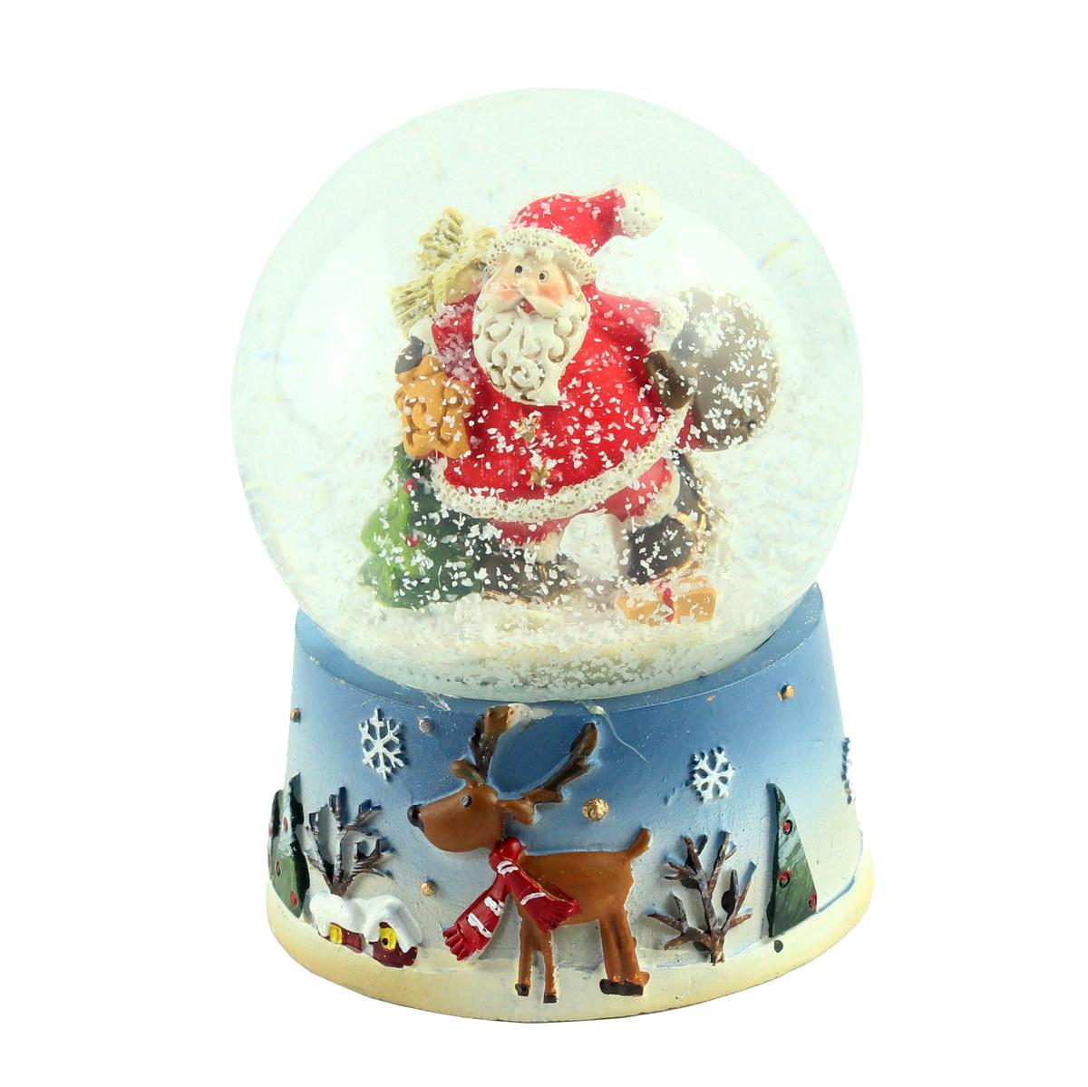 Снежный шар "Санта-Клаус", 9 см