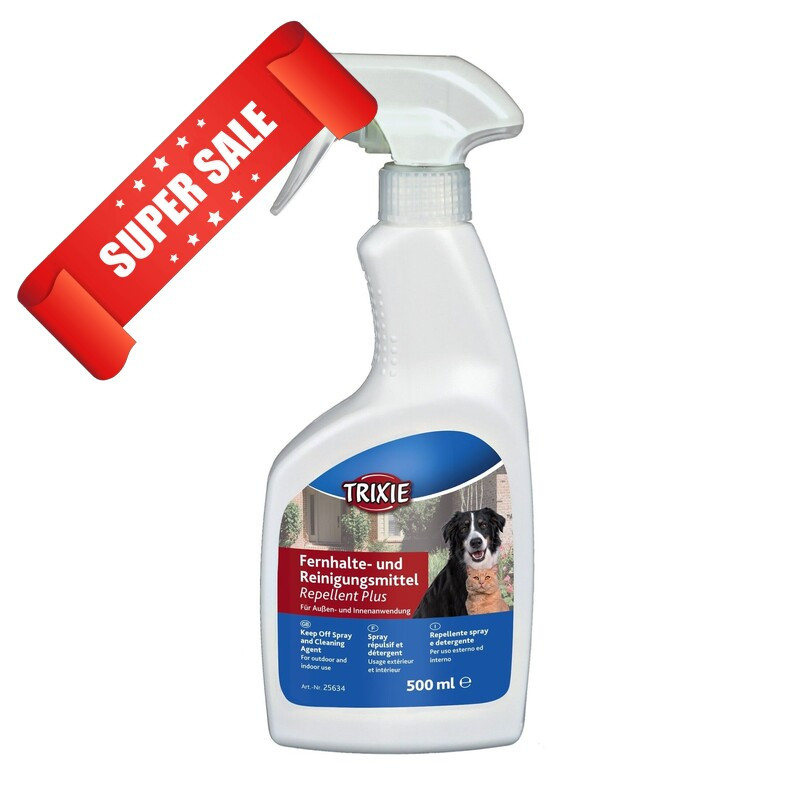 Спрей отпугиватель-очиститель для кошек и собак Trixie Repellent Plus 500  мл, цена 240 грн - Prom.ua (ID#1236685190)