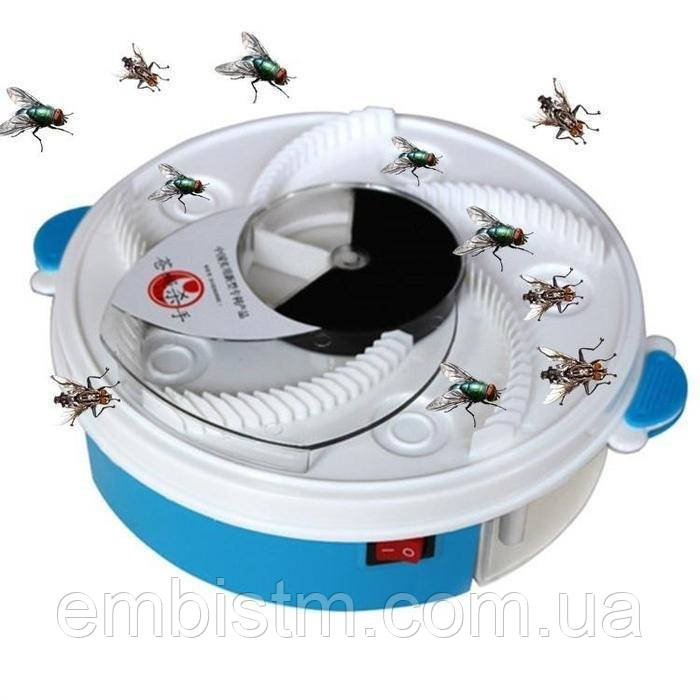 

Электрическая ловушка для мух комаров и насекомых автоматическая Electric Fly Trap MOSQUITOES уничтожитель