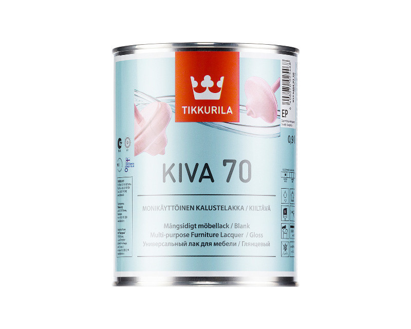 

Лак акриловый TIKKURILA KIVA 70 мебельный глянцевый (0,9л)