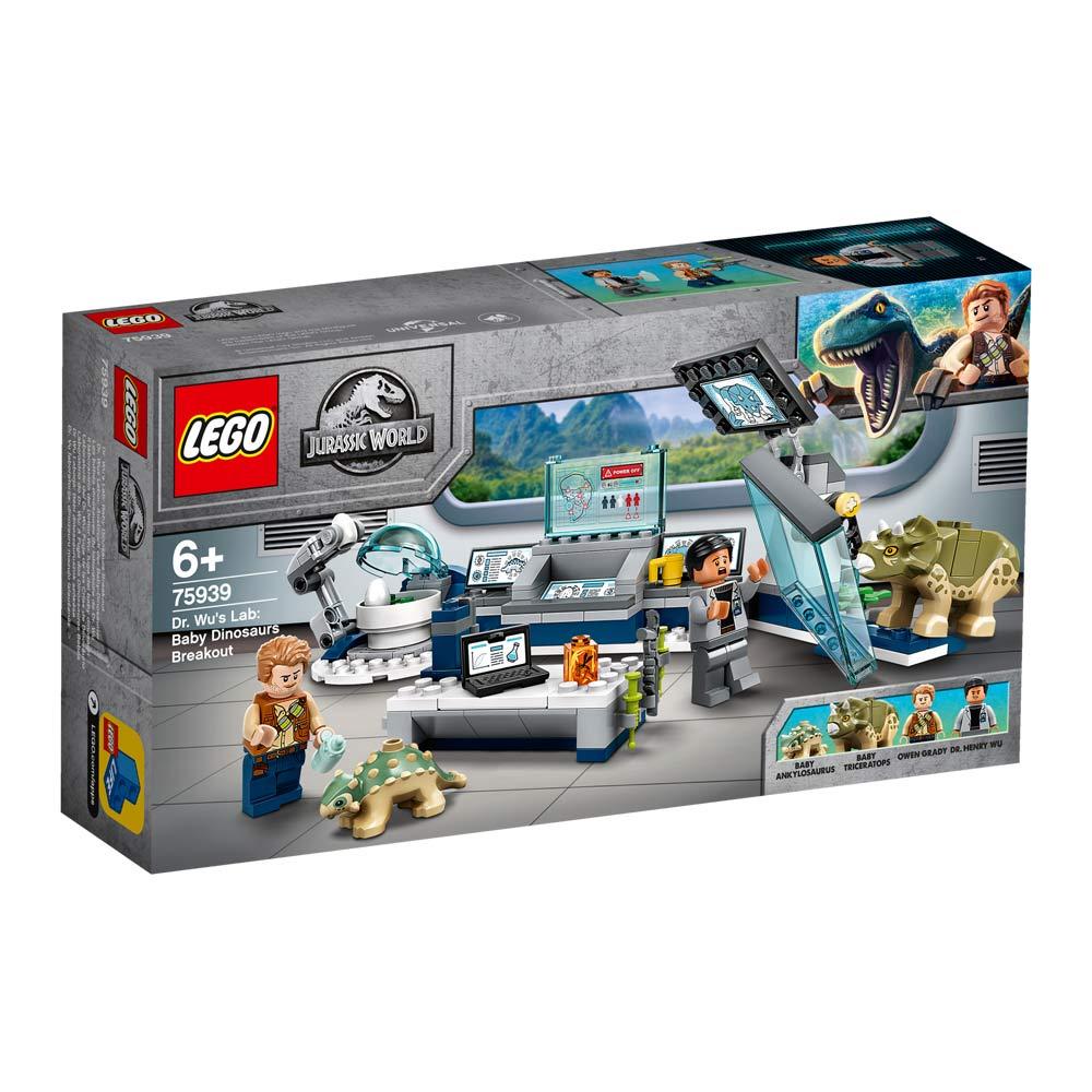 

Конструктор LEGO Jurassic World Лабораторія доктора Ву: втеча малюка динозавра 75939