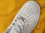Мужские кроссовки Nike Air Force White (белые) D151 модная кожаная обувь, фото 3
