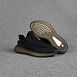 Женские кроссовки Adidas Boost 350 SIN (черные с красным) О20364, фото 6