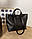 🔴 Плетенная женская сумка цвет пудра, шоппер трансформер 43/30/16 см, мягкая PU-кожа внутри подкладка, фото 8