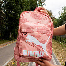 Рюкзак Puma (Розовый цветочный принт)