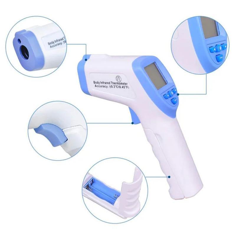 

Бесконтактный цифровой инфракрасный лобный термометр Infrared Thermometer DT-8826 градусник для взрослых и