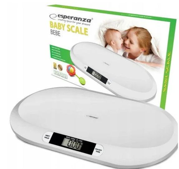 

Электронные детские весы для взвешивания новорожденных детей до 20 кг. Esperanza EBS019