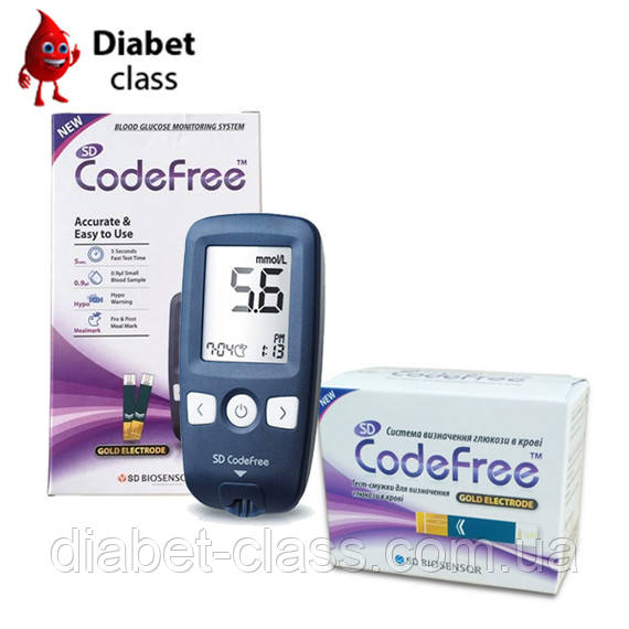 

Глюкометр SD CodeFree GlucoDr + 50 тест-полосок