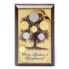 Картина денежное дерево с деньгами
