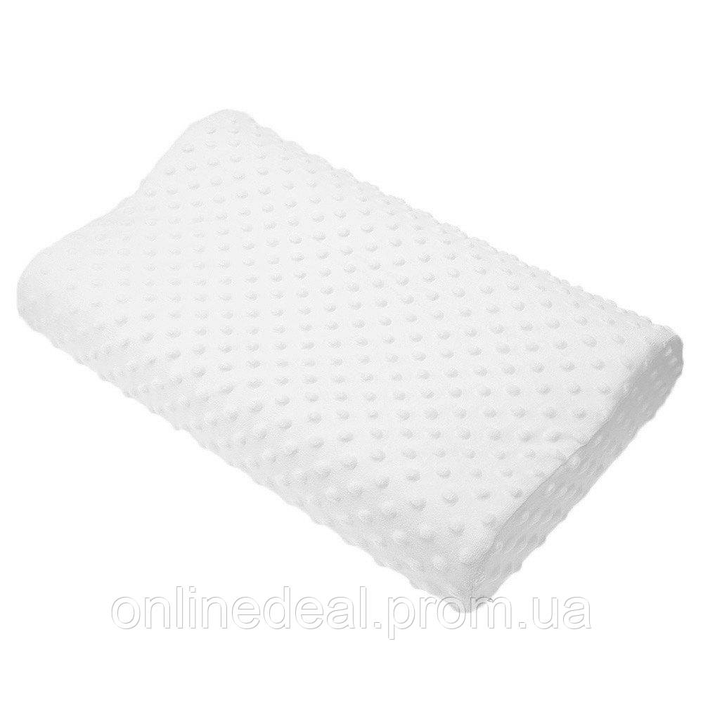 

Ортопедическая подушка с эффектом памяти для здорового сна «Memory Pillow» White (WJ12) (12663) ON