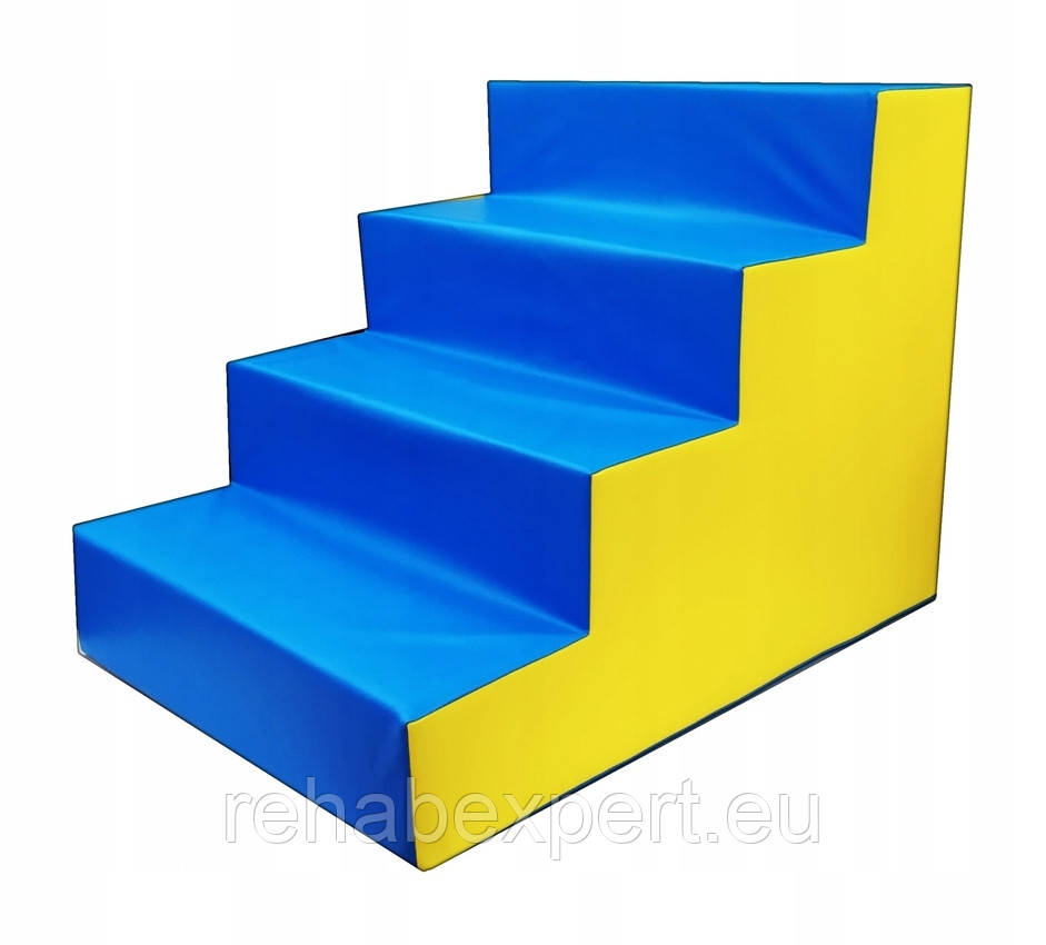 Блок Сходинки для реабілітації - Сходи з пінополіуритану - Rehabilitation Staircase Foam Block 90x60x60
