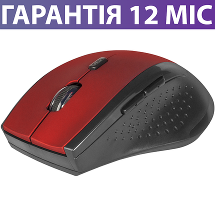 Беспроводная мышка Defender Accura MM-365, красная, компьютерная мышь дефендер для ПК и ноутбука, фото 2