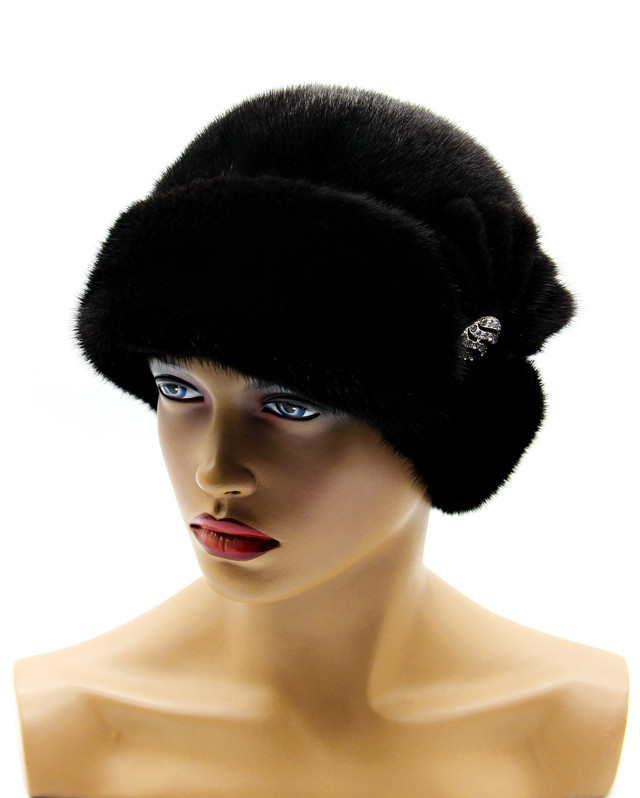 Шляпа норковая женская зимняя 