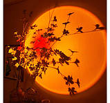 Лампа LED для селфи ефект сонця (23см) Sunset Lamp, фото 5