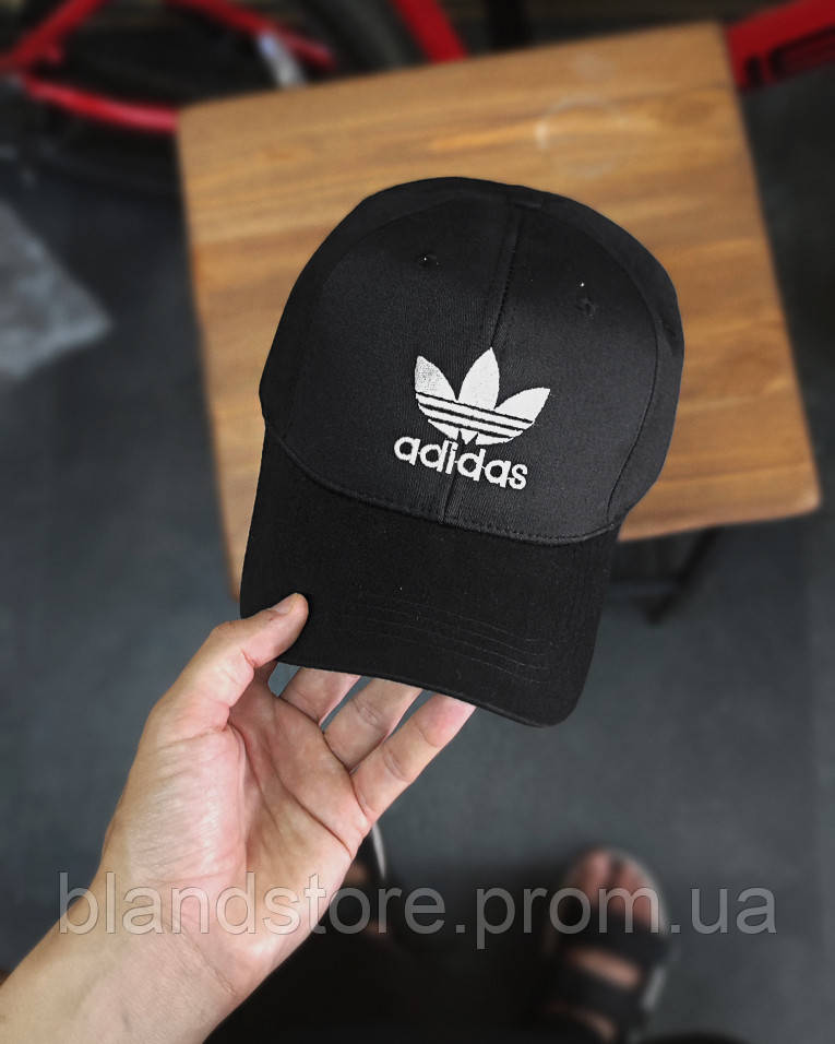 

Мужская кепка Adidas черкая, тонкая, Черный