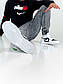 Мужские кроссовки Nike Air Jordan 1 Low (бело-черные) J3347 стильные крутые джорданы, фото 7