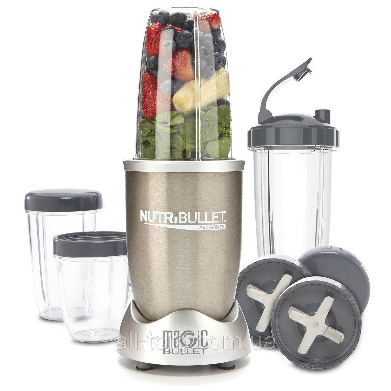 

Кухонный процессор NutriBullet НутриБуллит, 600 Вт, набор из 7 предметов, разные цвета