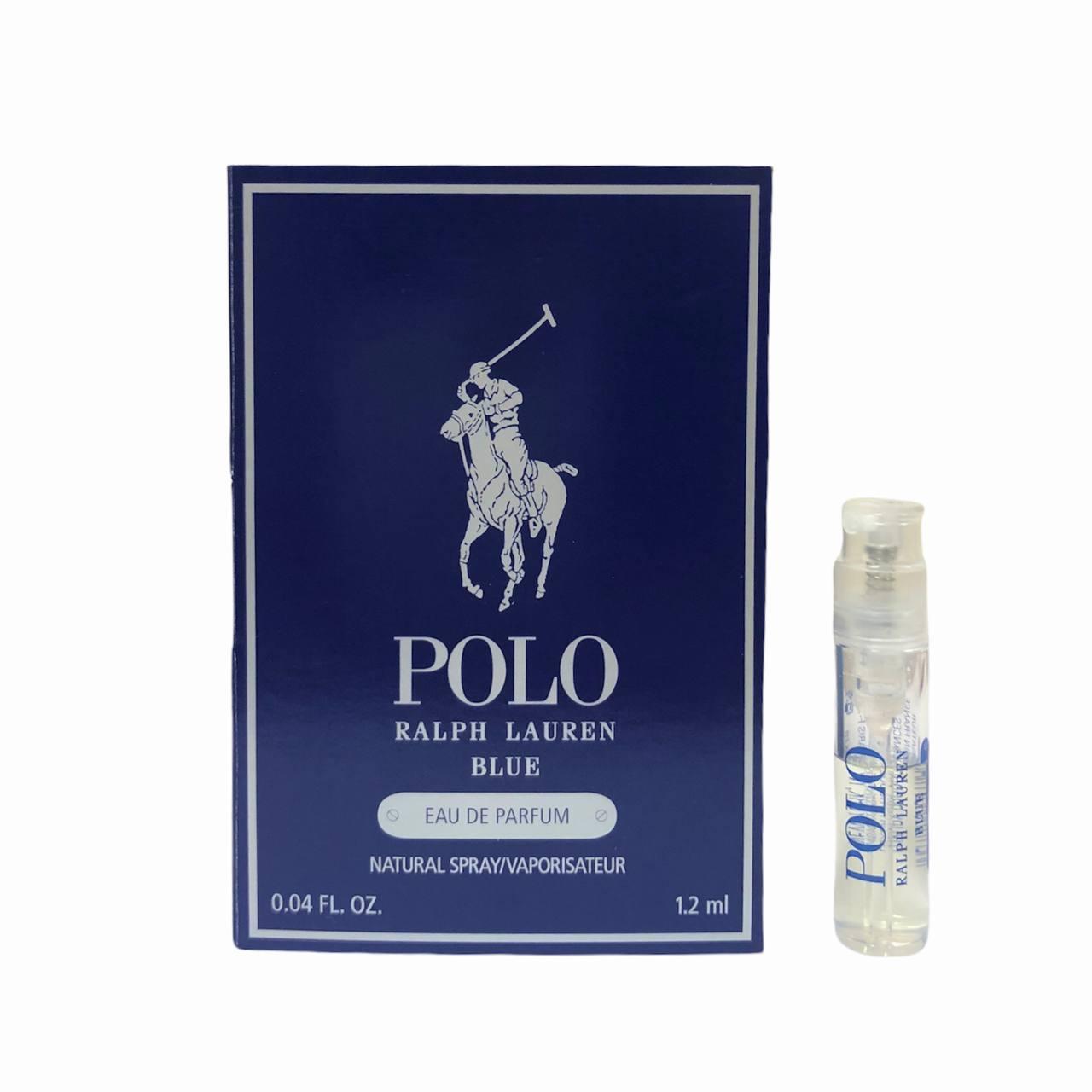 ПРОБНИК чоловічі парфуми RALPH LAUREN Polo Blue парфумована вода 1,2 ml, свіжий деревний фужерний аромат