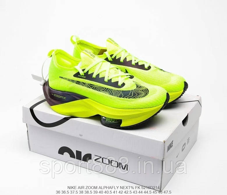 

EUR 36-47.5 Nike Air Zoom Alphafly NEXT% Volt Japan мужские женские беговые кроссовки