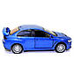 Іграшкова машинка металева «Mitsubishi Lancer Evolution» Автопром Мітсубісі, синій, 14*5*5 см, (68462), фото 5