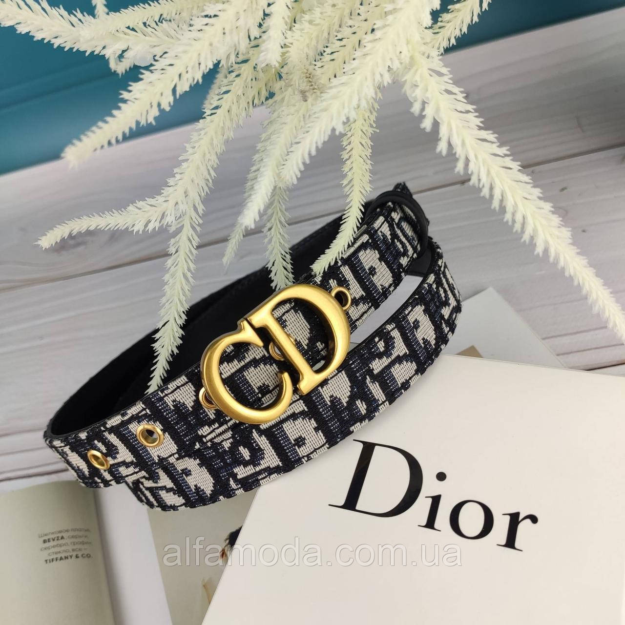 

Стильный женский ремень Dior Диор, Серый