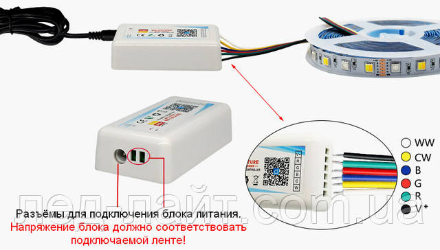 Контролер WIFI RGB+CCT