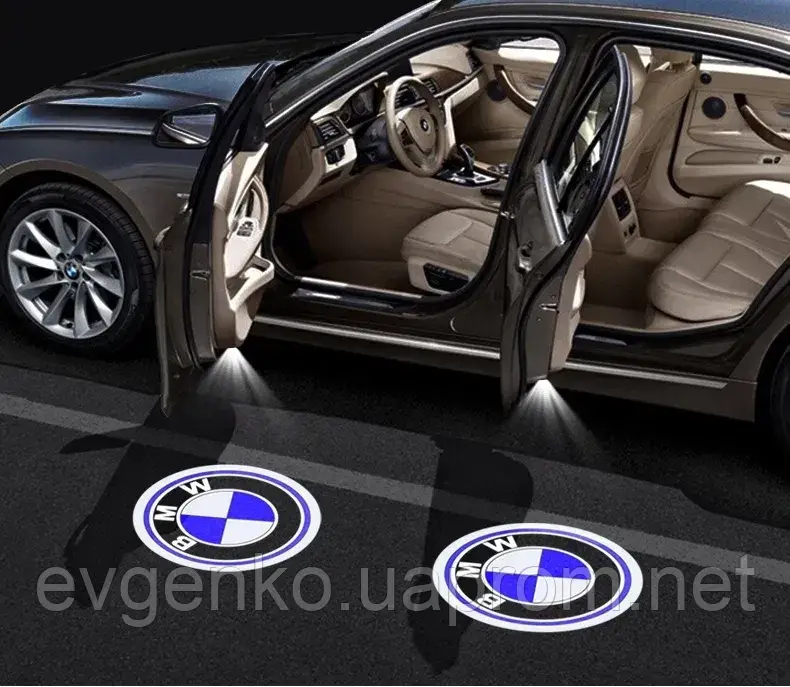 

Проекторы логотипа для BMW E39 E53 E52 528.Штатная подсветка дверей BMW E39 E53 E52 528