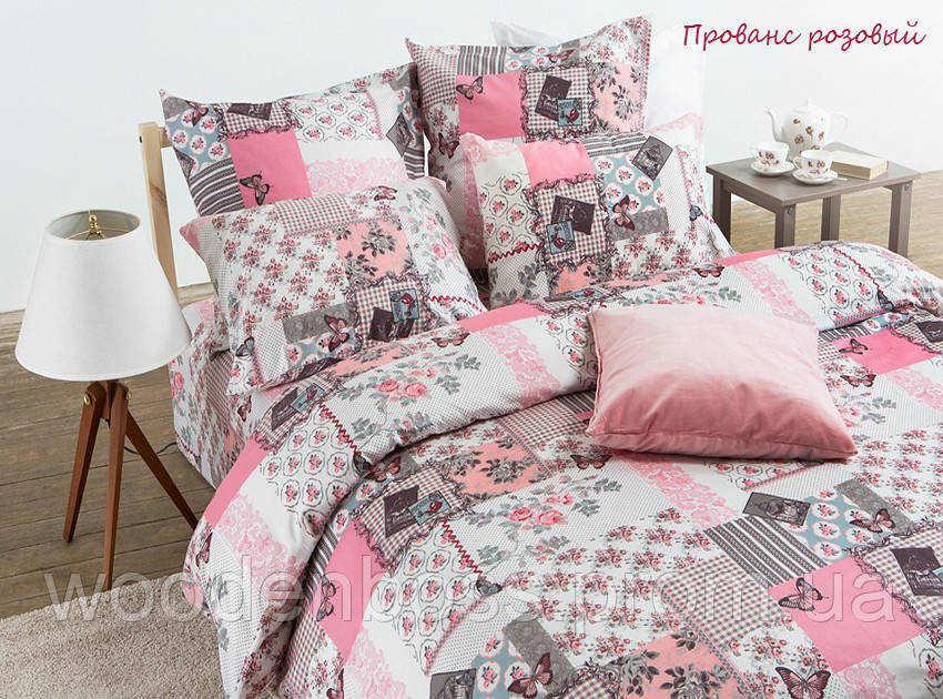 ТМ TAG Комплект постельного белья Прованс розовый