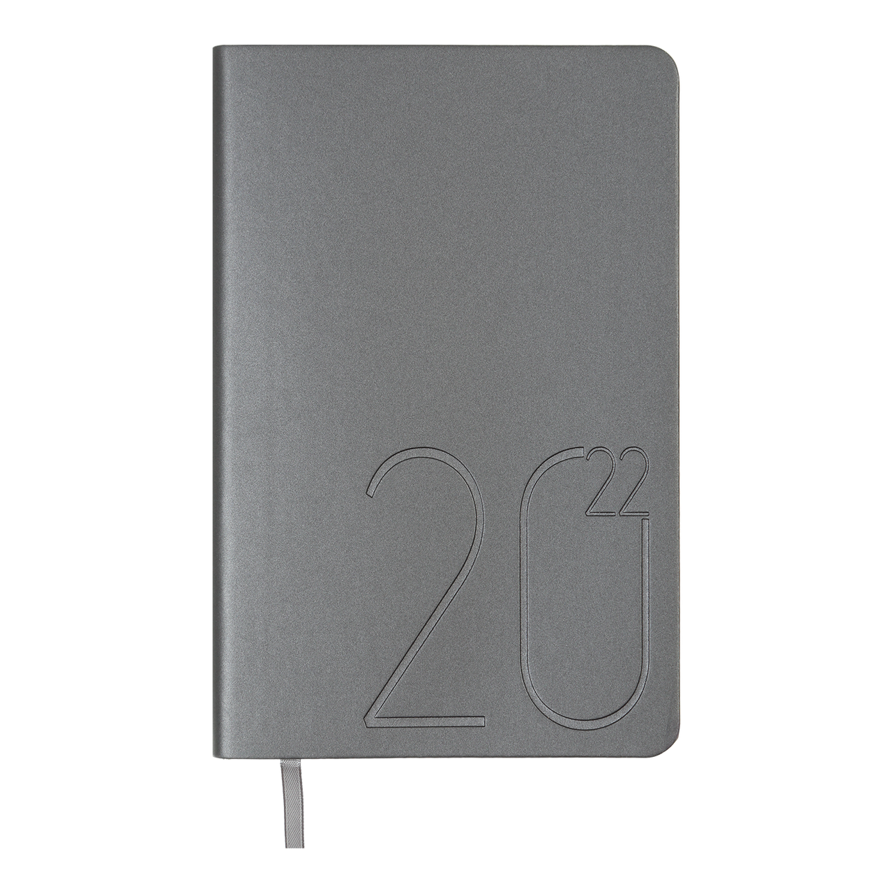 Щоденник датований кишеньковий в лінію Buromax 2022 Steel, 336 сторінок, A6 срібний