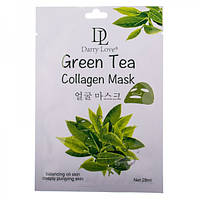 Маска з есенцією зеленого чаю Darry Love Green Tea Collagen Mask