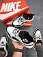 Мужские кроссовки Nike Air Monarch IV (белые-черно-красные) повседневная обувь DА1258, фото 9
