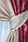 Комбіновані (2шт. 1,5х2,5м.) жакардові штори. Колір бордовий з карамельним. Код 014дк (604-629ш) 10-345, фото 7