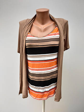 Блуза накидка розмір 38-40 (Б-285) Жіноча блуза, фото 2