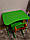 Детский деревянный столик и стульчик регулируется от 2 лет розовый / желтый SportBaby, фото 2