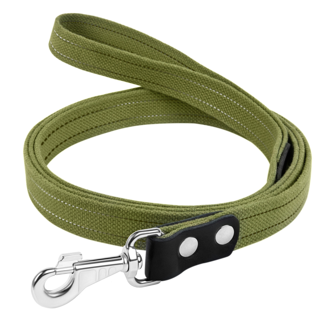 

Повідець Collar 500 см 20 мм брезентовий бавовняна тасьма для собак, Зеленый