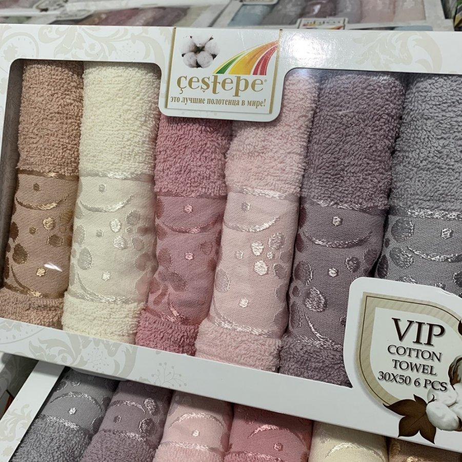 

Набор турецких кухонных полотенец VIP Cotton 30х50см (6шт)