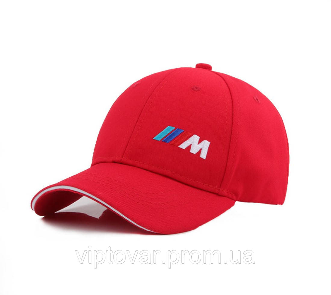 

Кепка, бейсболка "CAP COTTON" с логотипом автомобиля (BMW M / Красная), Красный