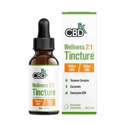 

Медицинское Масло конопляное FX CBD + CBG Oil Wellness Tincture 500 mg (30ml)