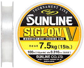 Леска Sunline Siglon V 100м #3.5/0.31мм 7,5кг