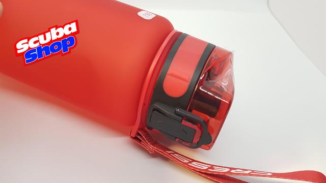 Пляшка CRESSI-SUB H2O Frosted 600 мл, червоний