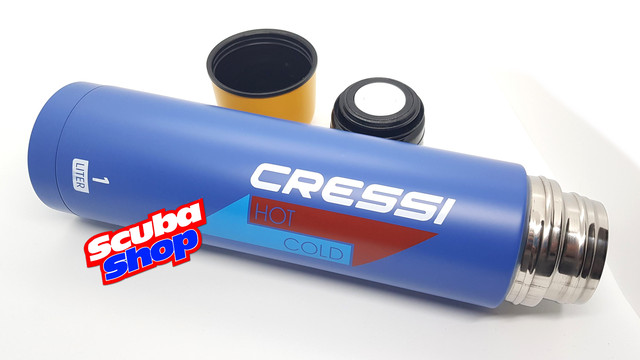 Термос CRESSI-SUB вакуумний 1 л, синій