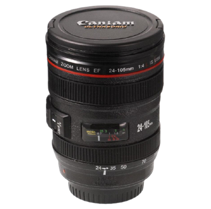 

Чашка объектив Canon EF 24-105 - Термо кружка в виде объектива, термочашка с подогревом (b565)! хорошая цена, Черный